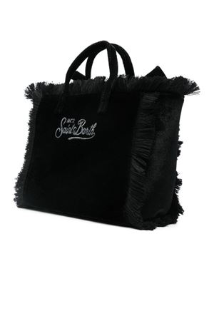 Mini Vanity borsa a mano in velluto nero SAINT BARTH KIDS | VAMI00701394G